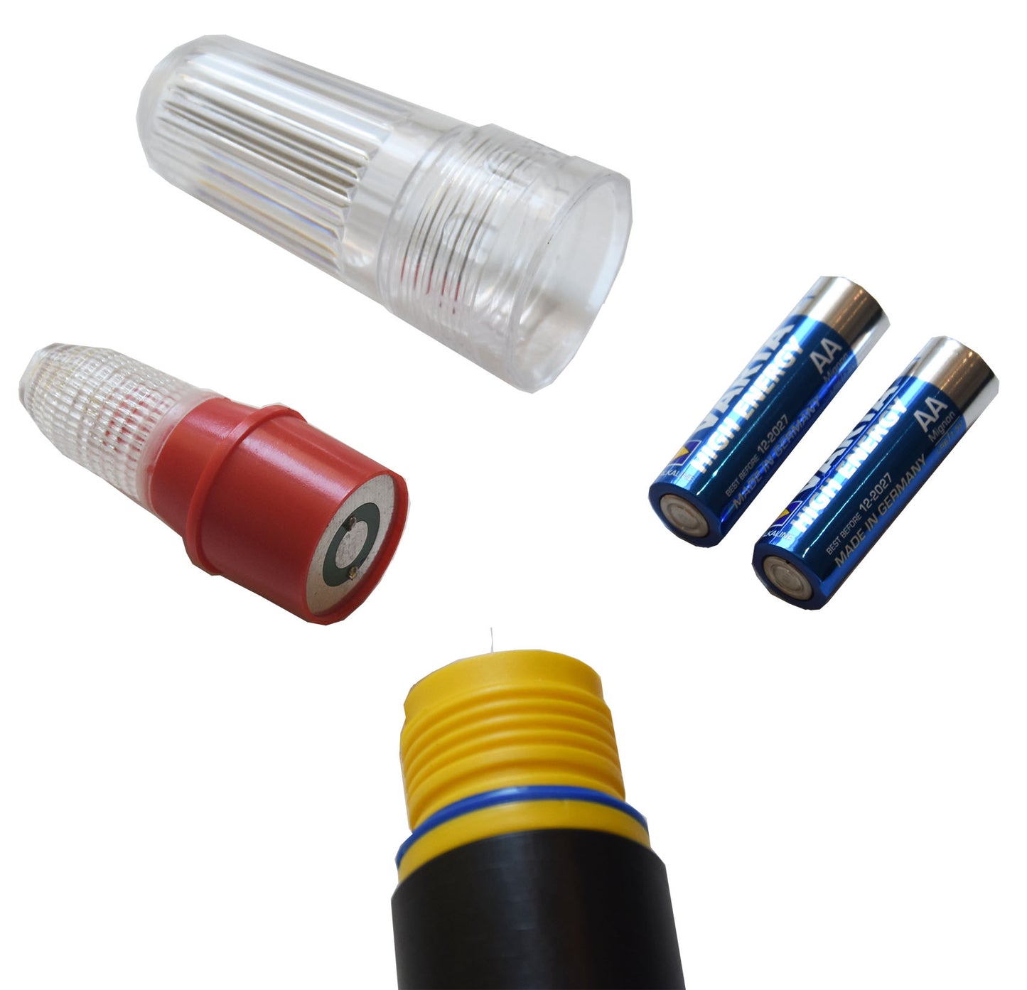 Led lighting for self-winding buoy