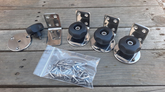 External Angle Bracket Set for Removable Tender Support
